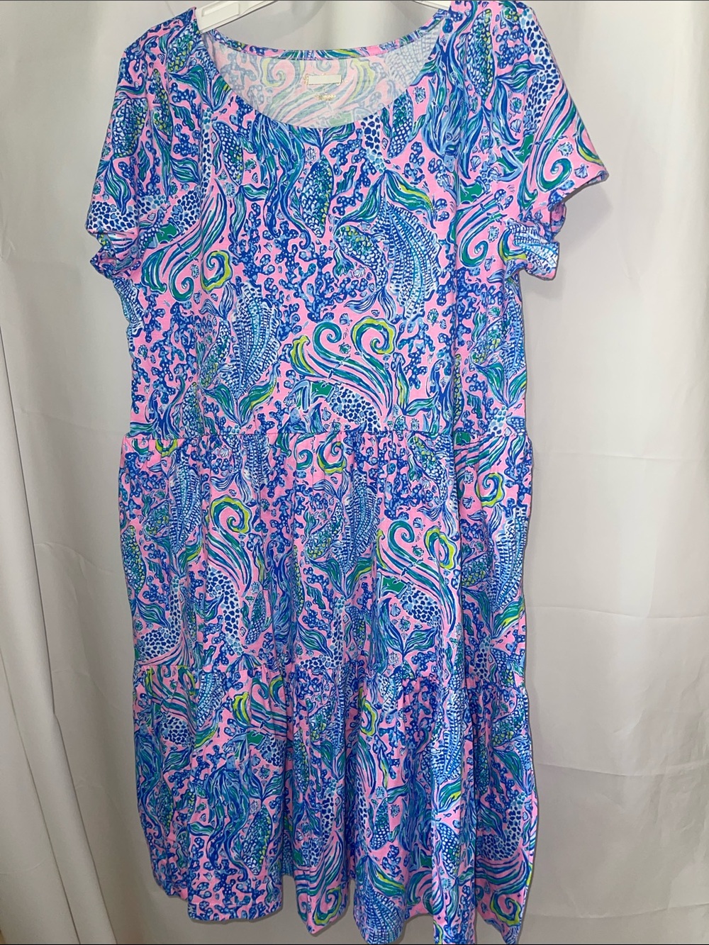 Lilly Pulitzer Geanna Swing, Lilac Rose We Mermaid It.  (NWOT)